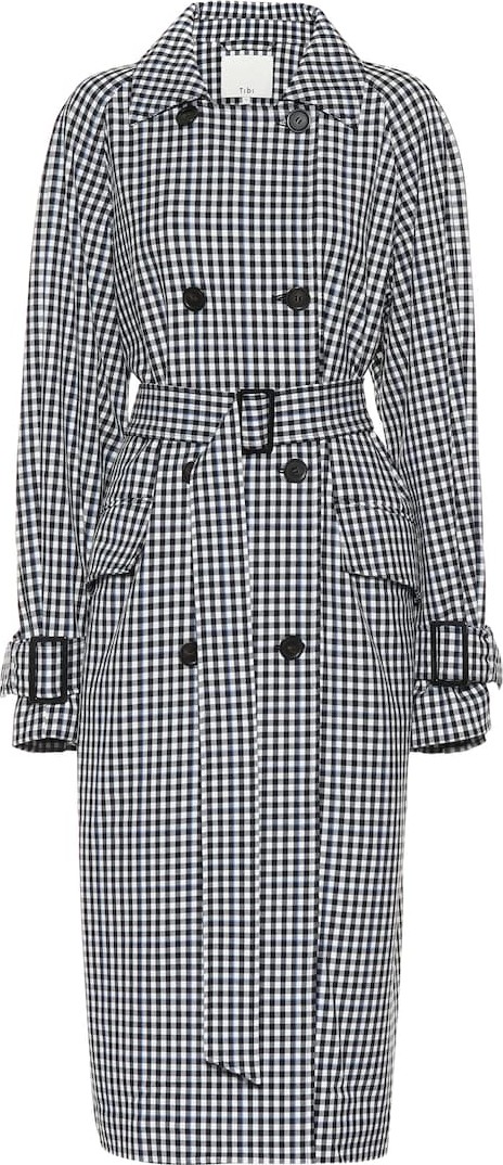 Tibi Gingham coat