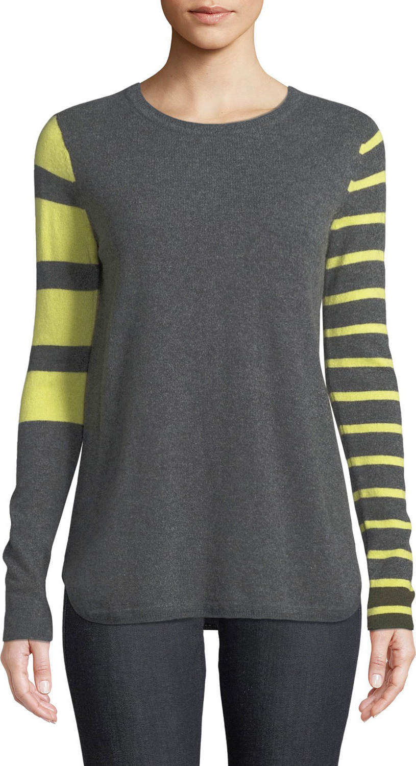 Lisa Todd Classic Pop Striped Cashmere Sweater