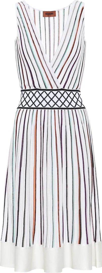 Missoni Striped stretch-silk dress