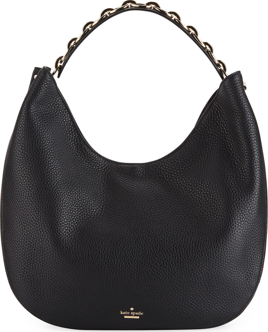 Kate Spade New York murray street heather zip-top hobo bag