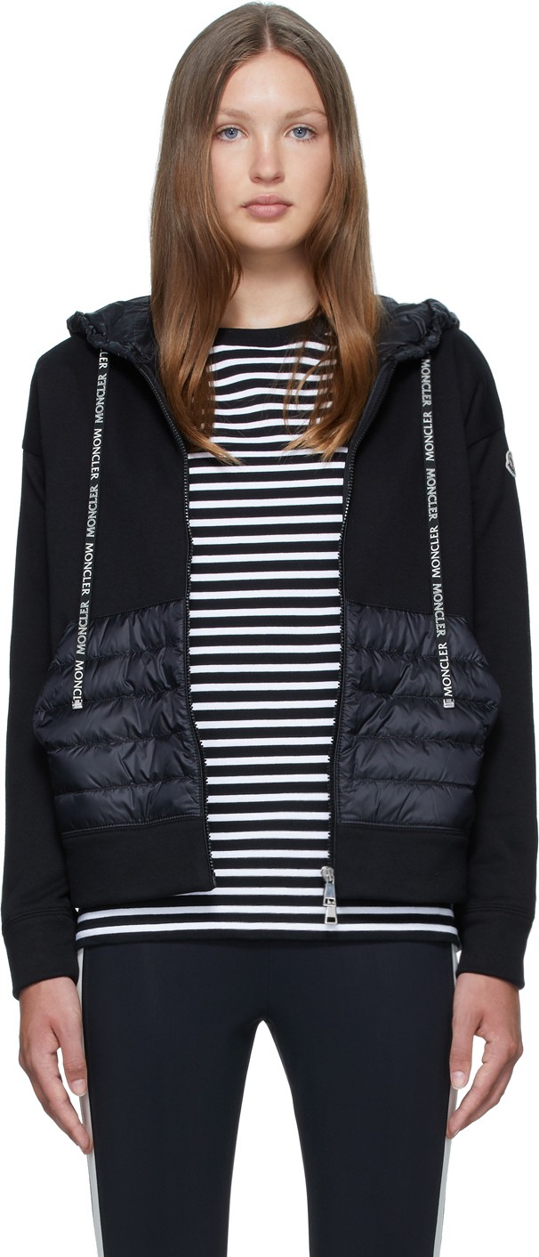 Moncler Black Maglia Hoodie