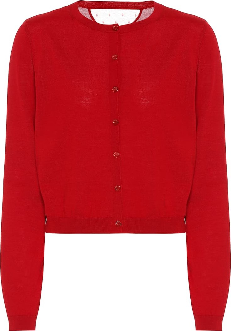 RED Valentino Wool and silk cardigan