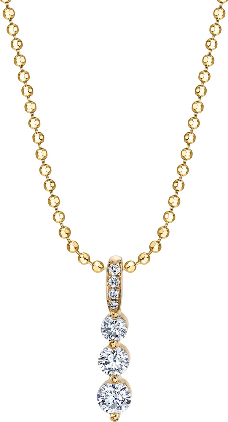 Anita Ko 18k Gold Small Diamond Twiggy Necklace