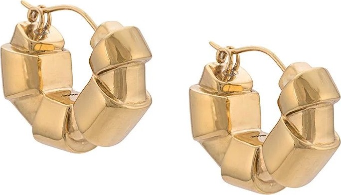 Ellery tubular hoop earrings