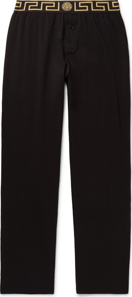 Versace Stretch Cotton-Blend Pyjama Trousers