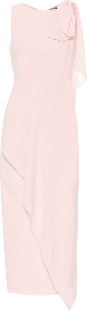 Roland Mouret Goldcrest wool-crêpe midi dress