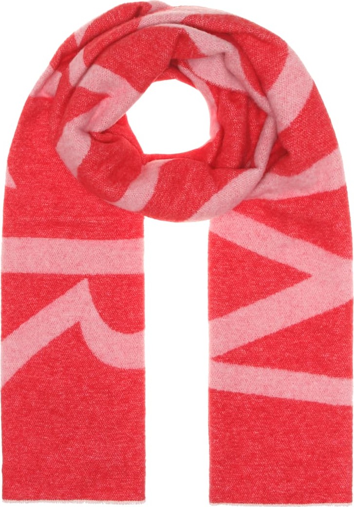 Moncler Logo wool-blend scarf