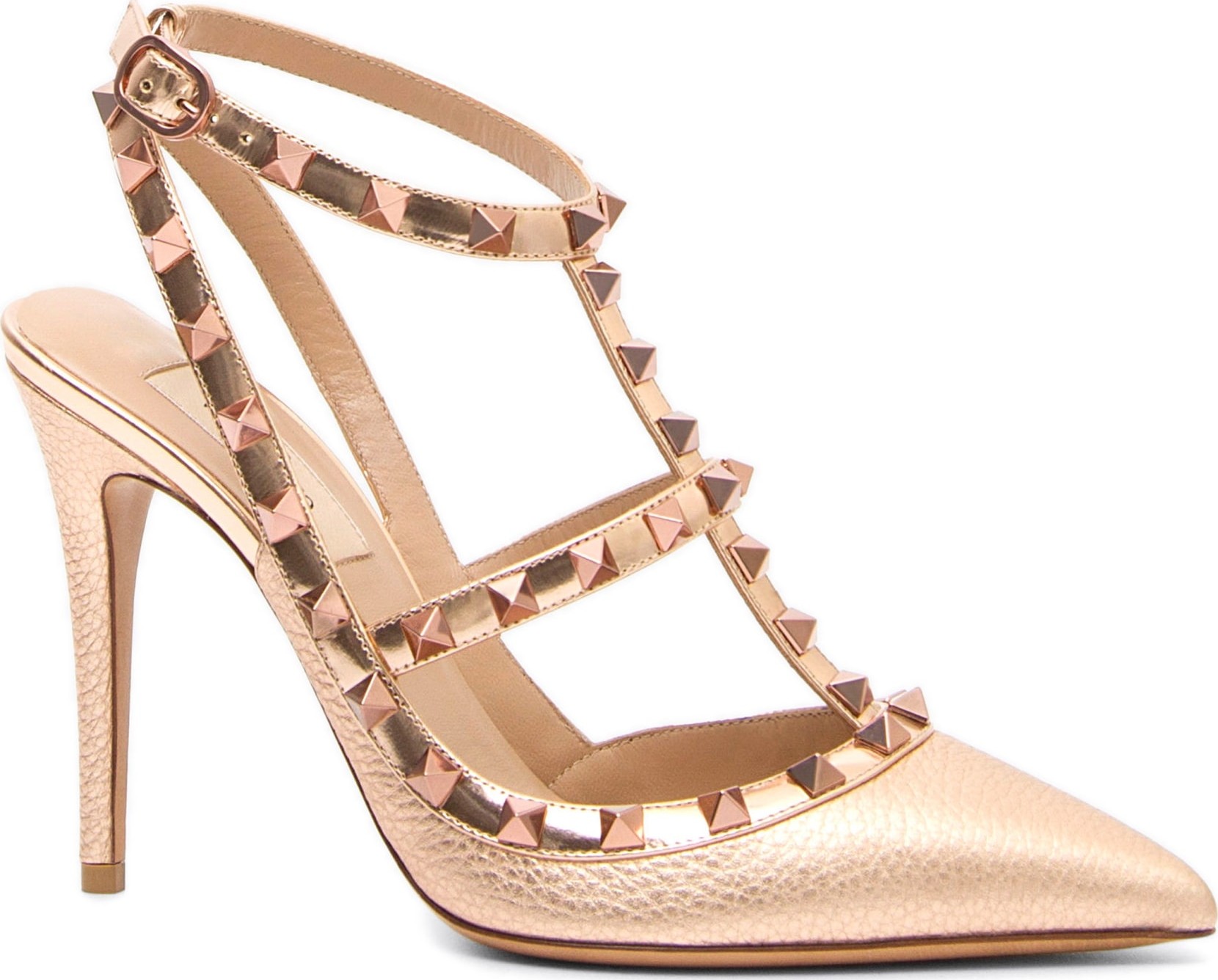 Valentino Rockstud T-Strap Pump