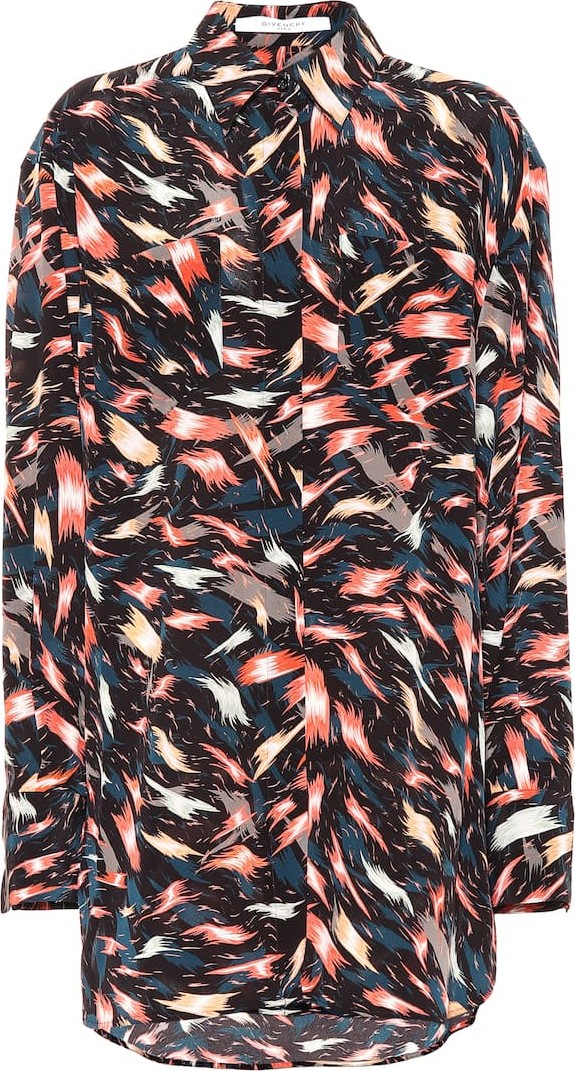 Givenchy Printed silk shirt