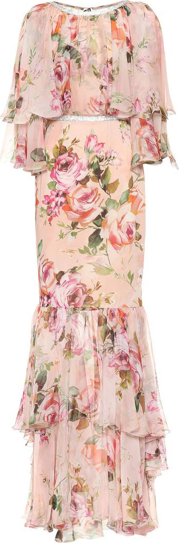 Dolce & Gabbana Floral-printed gown