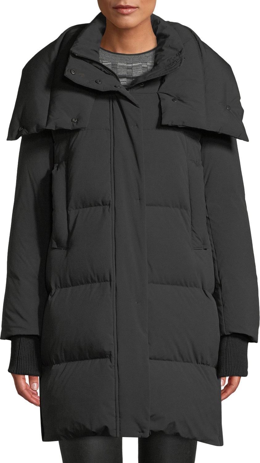 Derek Lam 10 Crosby Long Oversized Down-Fill Parka