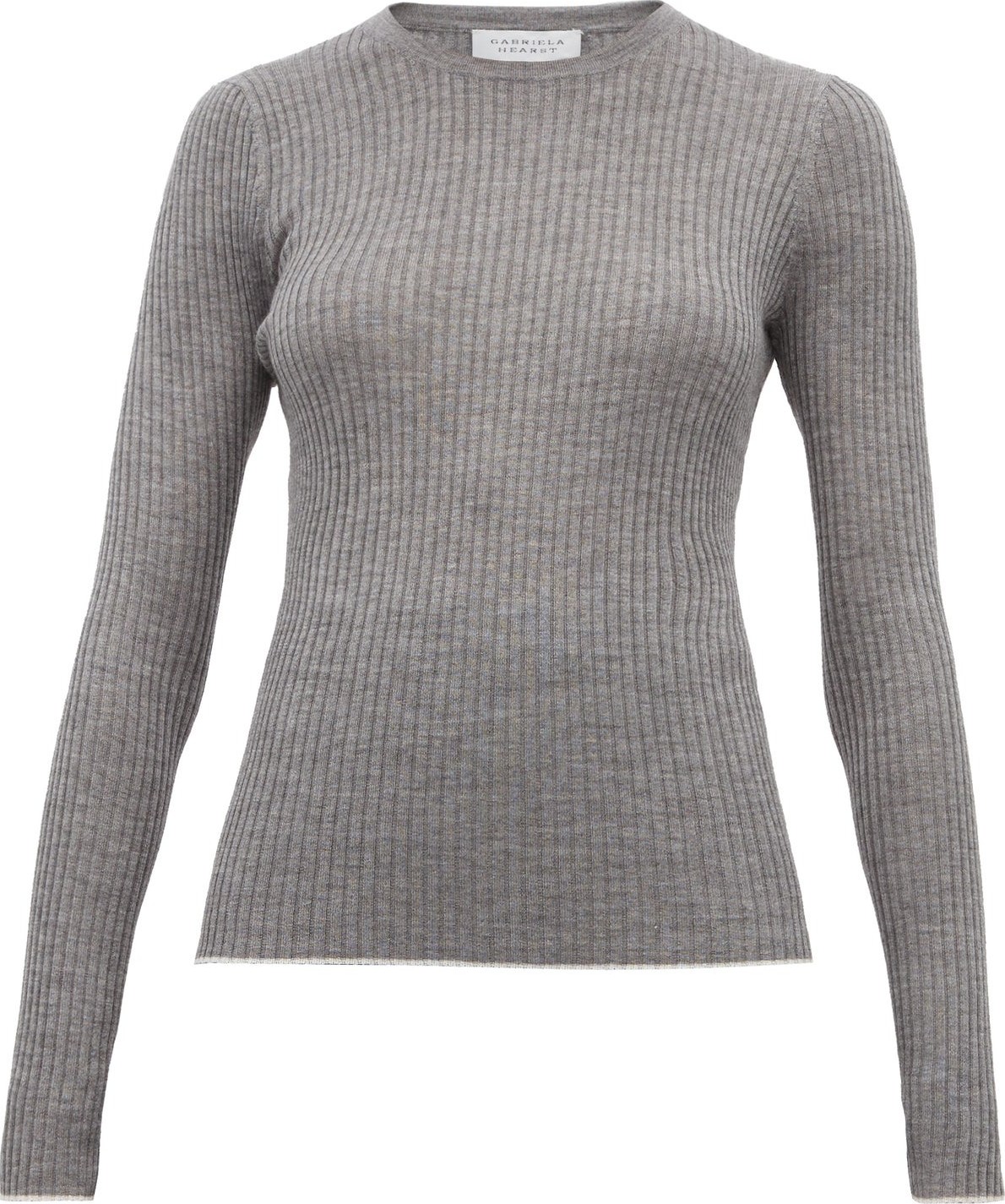 Gabriela Hearst Browning rib-knitted cashmere-blend top