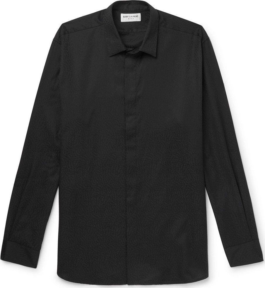 Saint Laurent Cotton-Jacquard Shirt