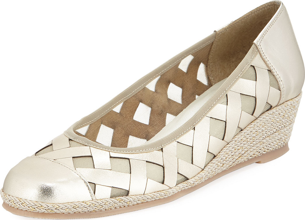 Sesto Meucci Myra Metallic Napa Wedge Espadrille Pump Sesto Meucci Myra Metallic Napa Wedge Espadrille Pump