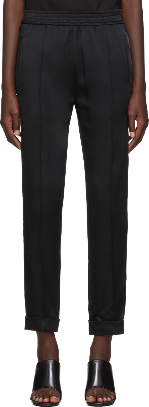 Haider Ackermann Black Kuiper Elastic Waistband Trousers