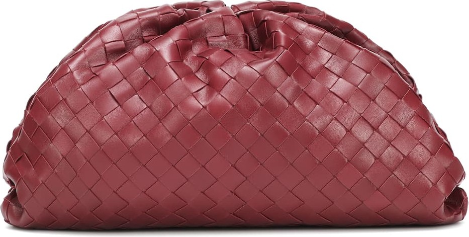 Bottega Veneta The Pouch intrecciato leather clutch