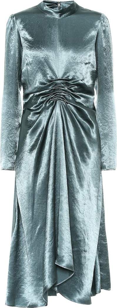 Sies Marjan Nara satin midi dress