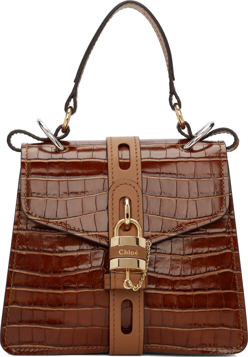 Chloe Brown Small Aby Day Bag