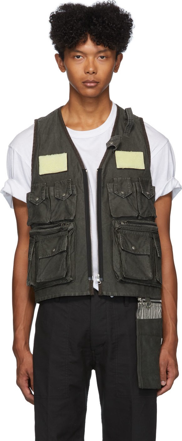 Visvim Black Pilar Fisherman Vest