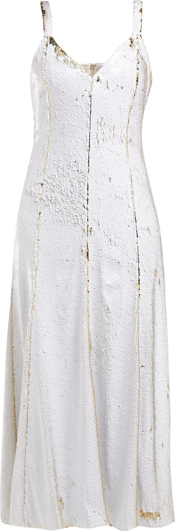 Racil Marylin sequinned tulle midi dress