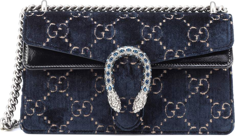 Gucci Dionysus GG Small velvet shoulder bag