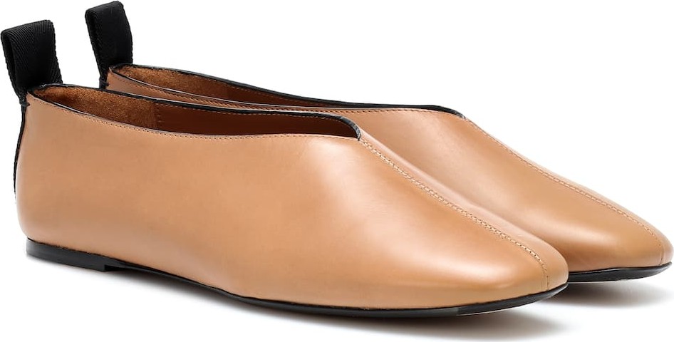 Joseph Leather ballet flats