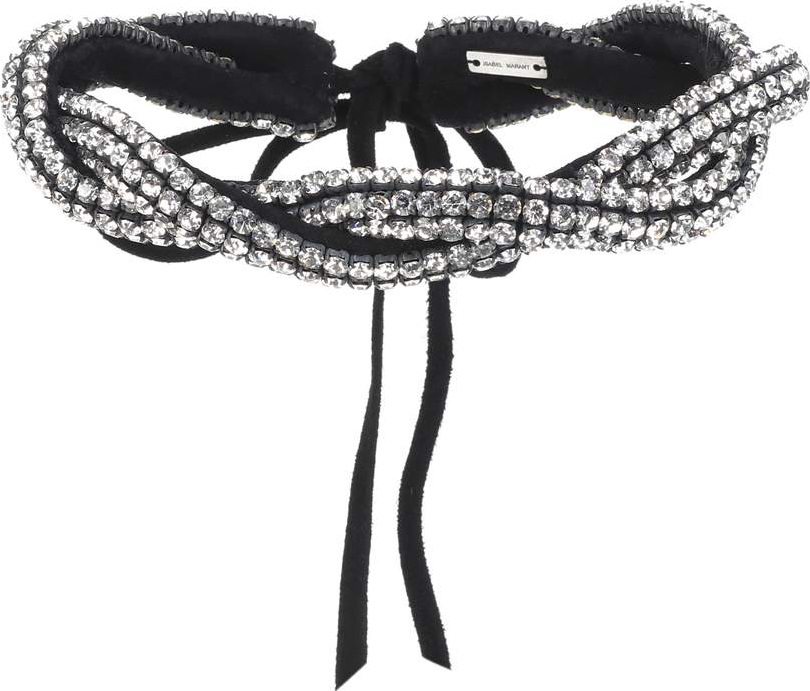 Isabel Marant Embellished suede choker