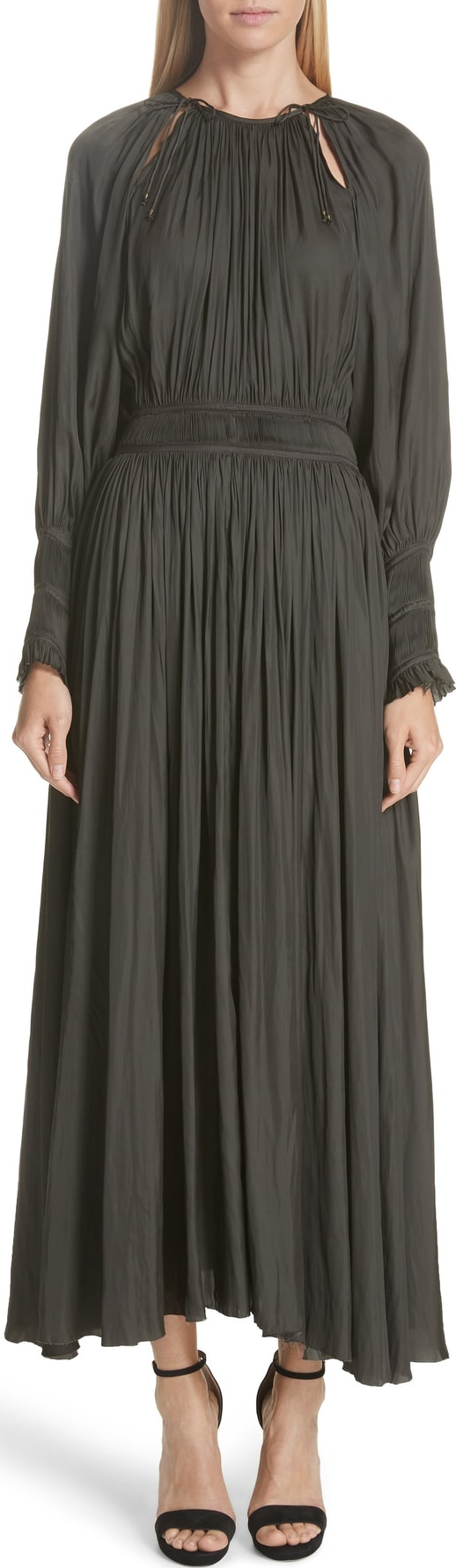 Ulla Johnson Adonia Double Keyhole Maxi Dress