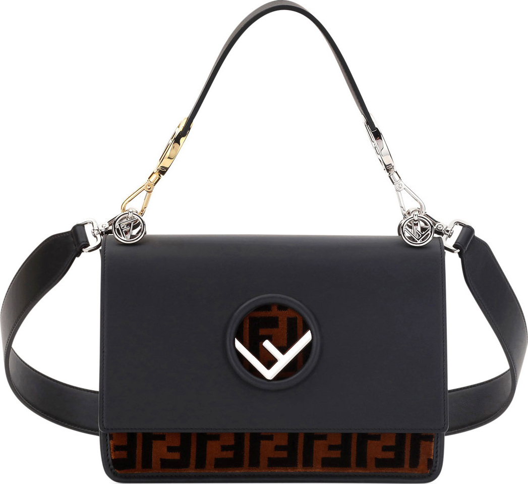 Fendi Kan I Logo Seal Small Shoulder Bag