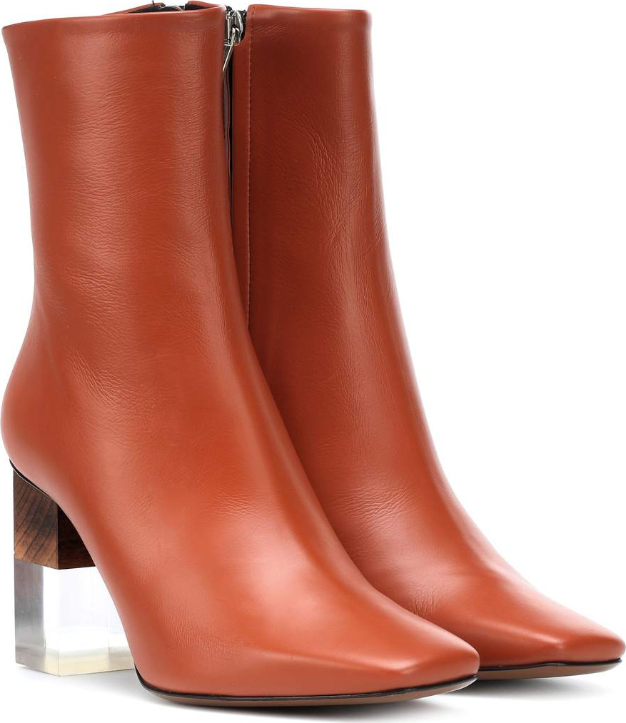 Neous Hea leather ankle boots