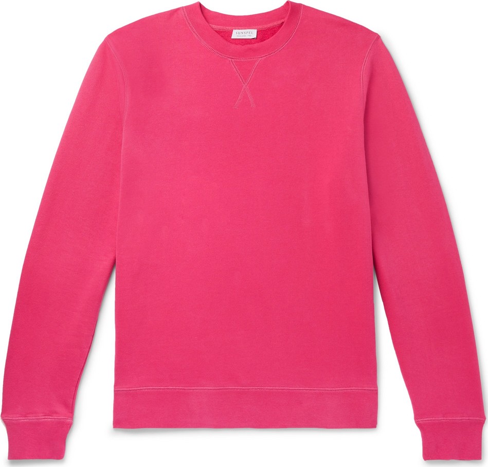 Sunspel Slim-Fit Loopback Cotton-Jersey Sweatshirt