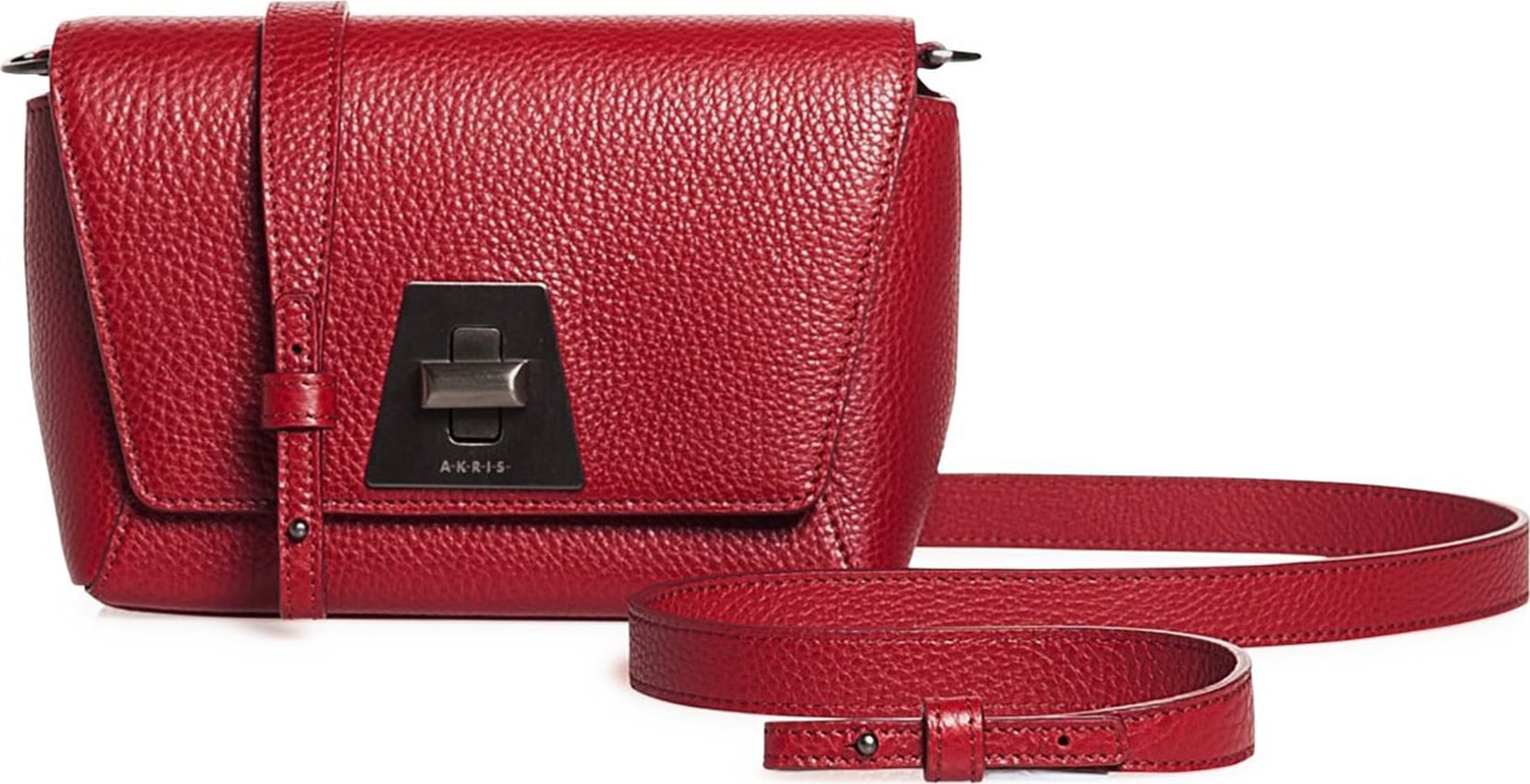 Akris Little Anouk Leather Crossbody Bag
