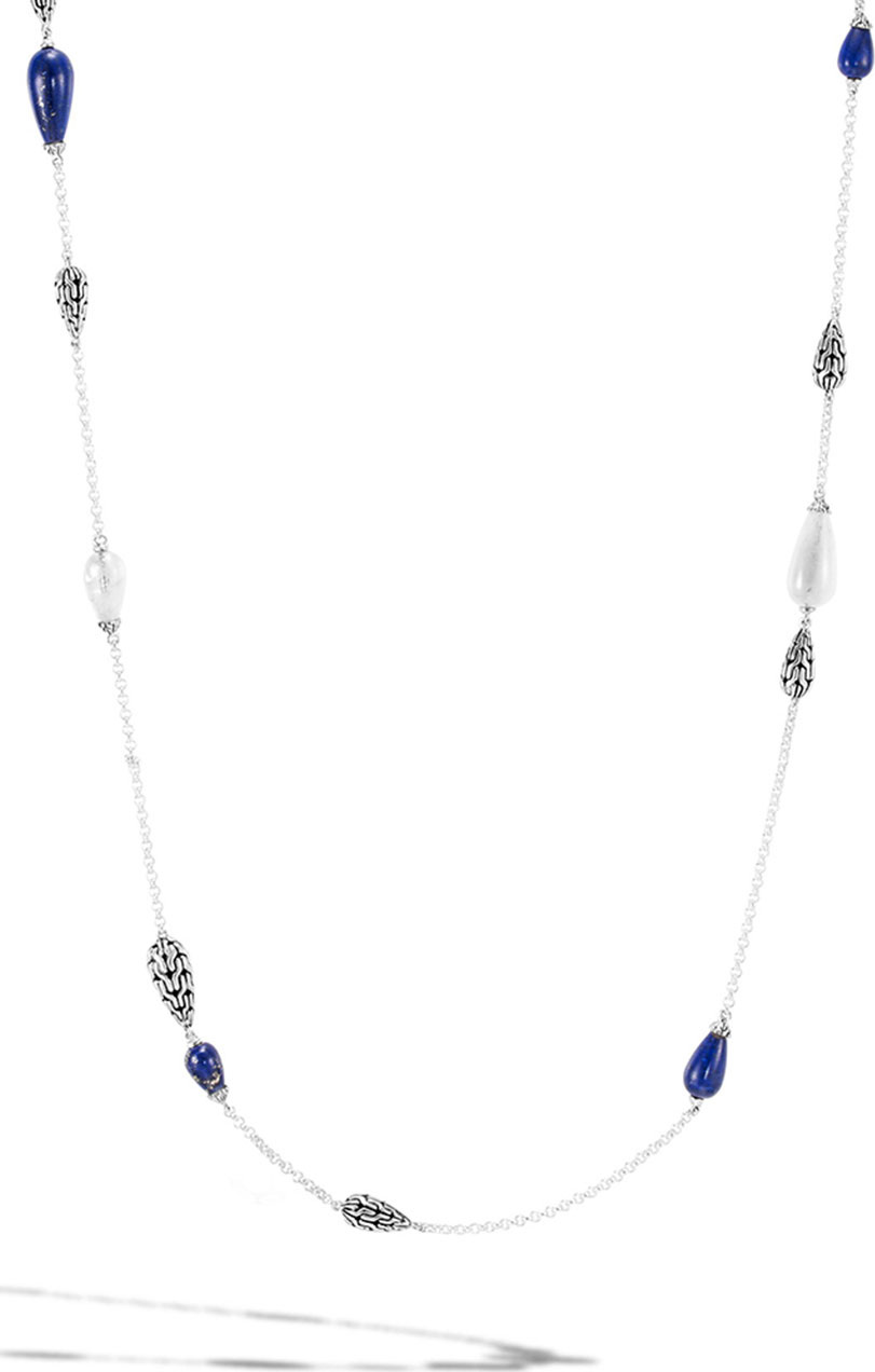 John Hardy Classic Chain Teardrop Station Necklace, 36"