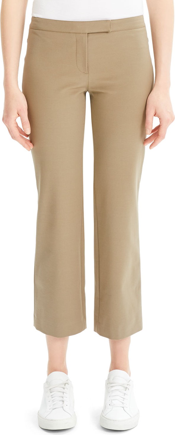 Theory Low-Rise Cropped Flare Pants
