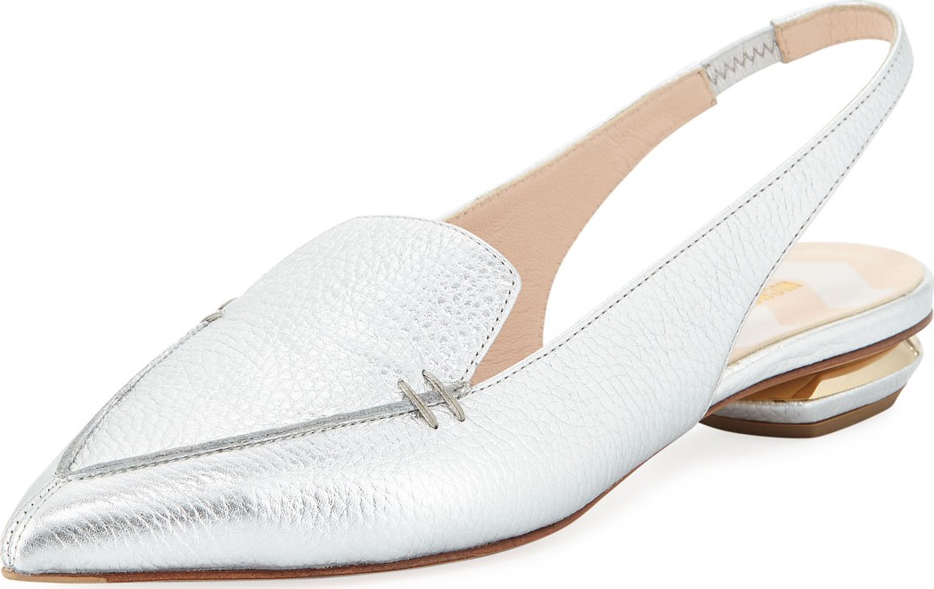 Nicholas Kirkwood Beya Slingback Loafer Flats