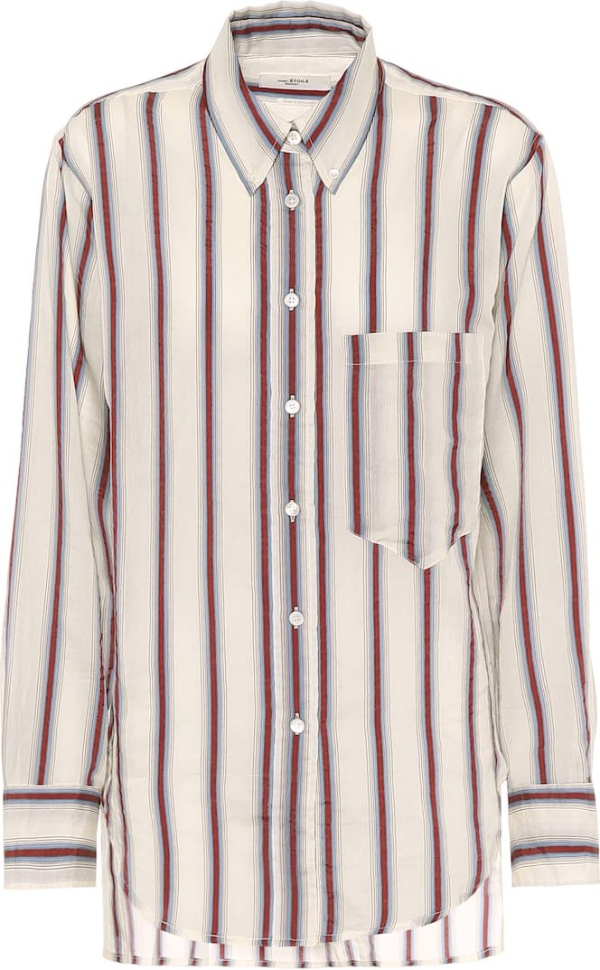 Isabel Marant Etoile Yvana striped cotton-blend shirt