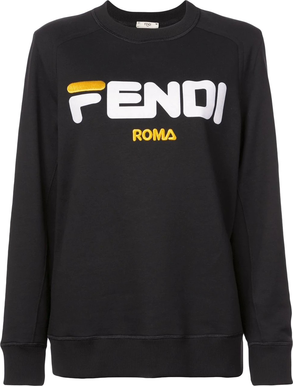 Fendi Fendi Mania logo print jumper