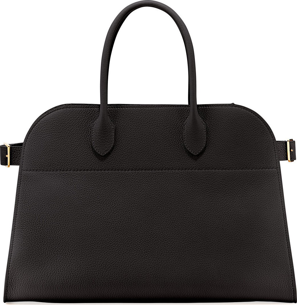 THE ROW Margaux 15 Grained Leather Top-Handle Bag