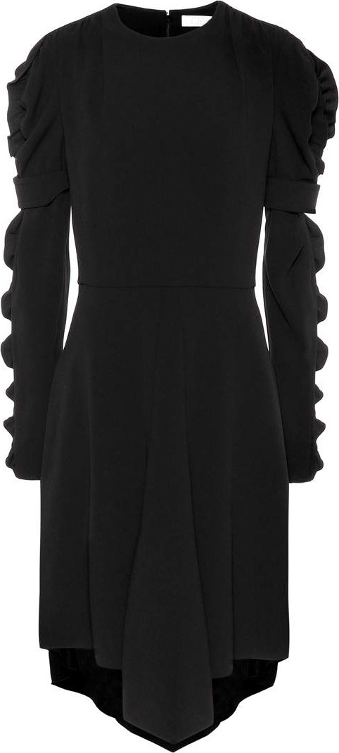 Chloe Ruffled crêpe dress