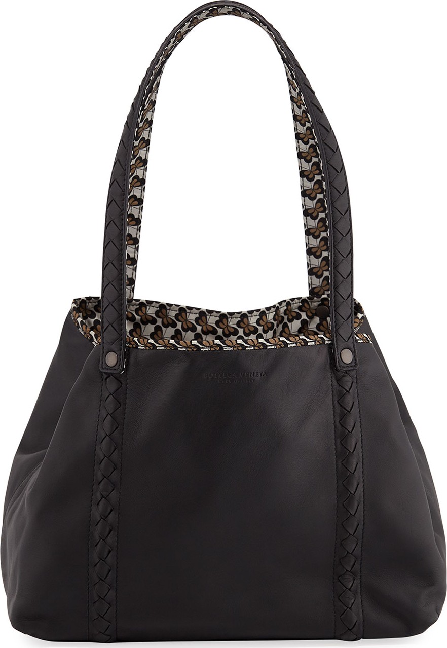 Bottega Veneta Cavatteria Small Butterfly-Trim Tote Bag