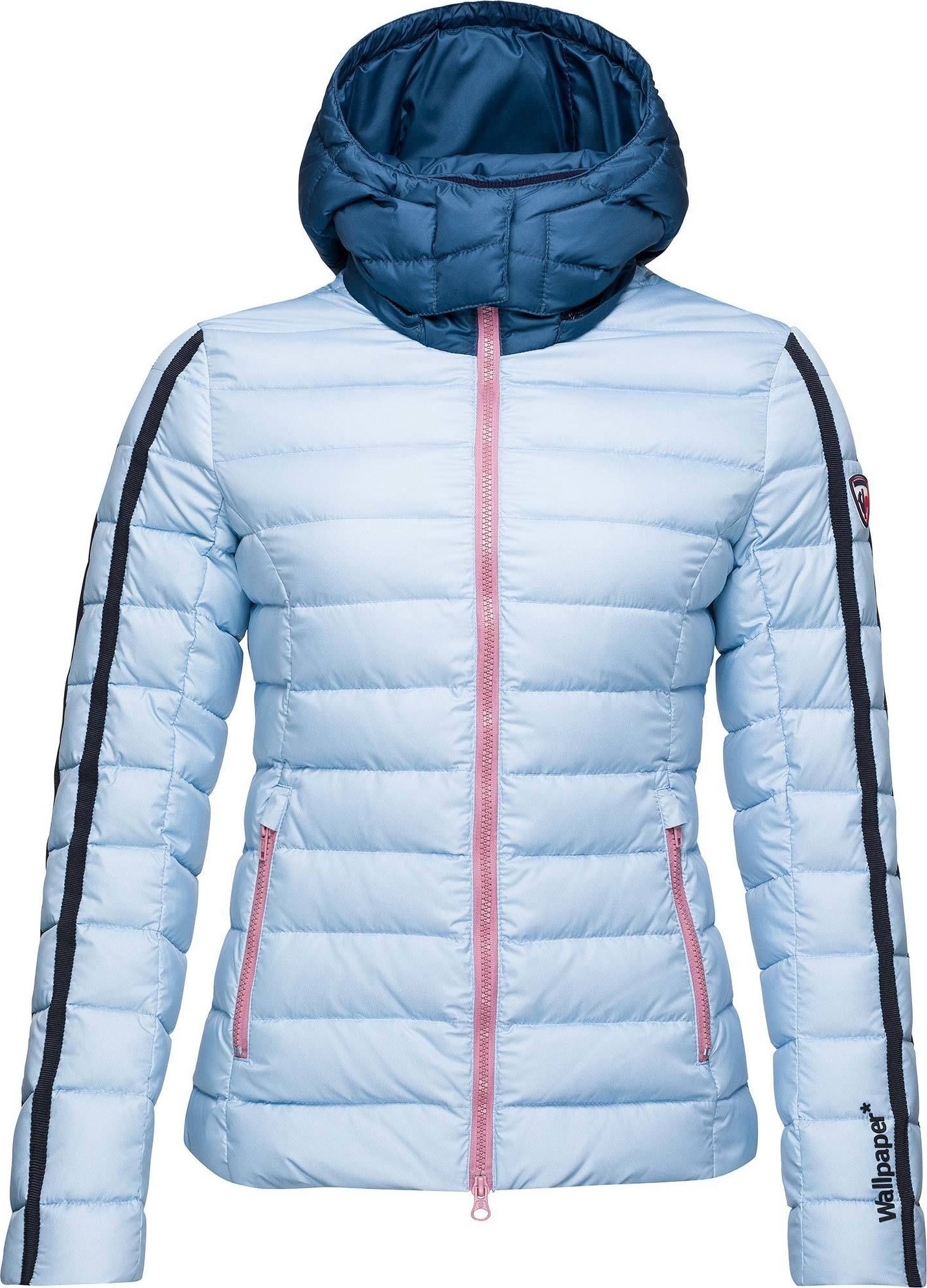 Rossignol Wallpaper* x Rossignol Carolina Colorblock down jacket