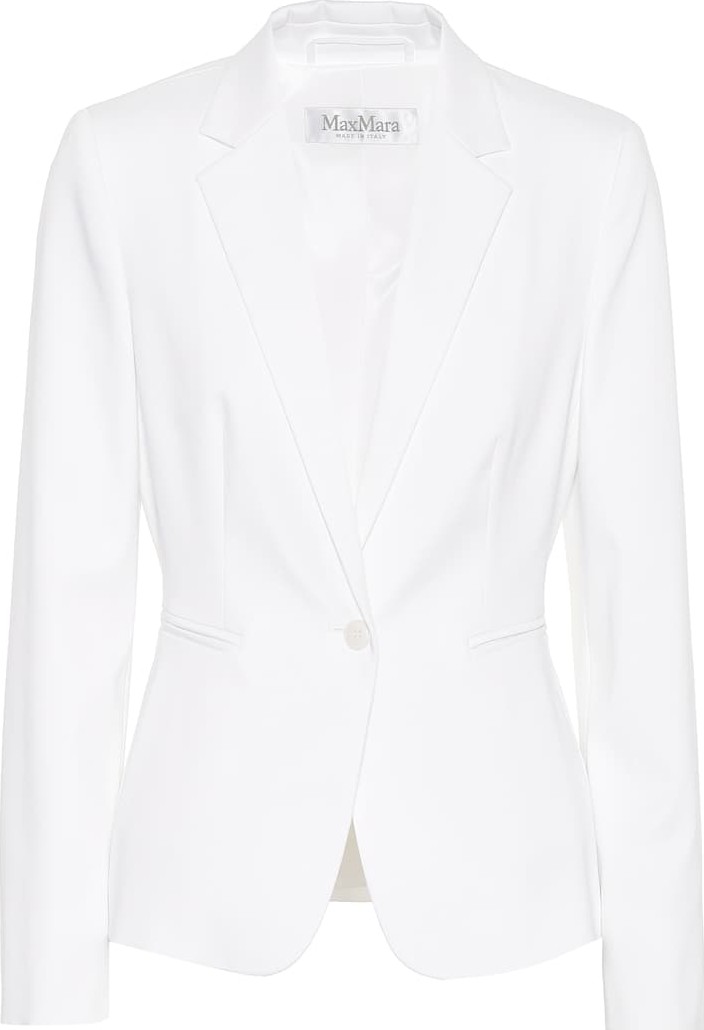 Max Mara Anselmo stretch cotton blazer