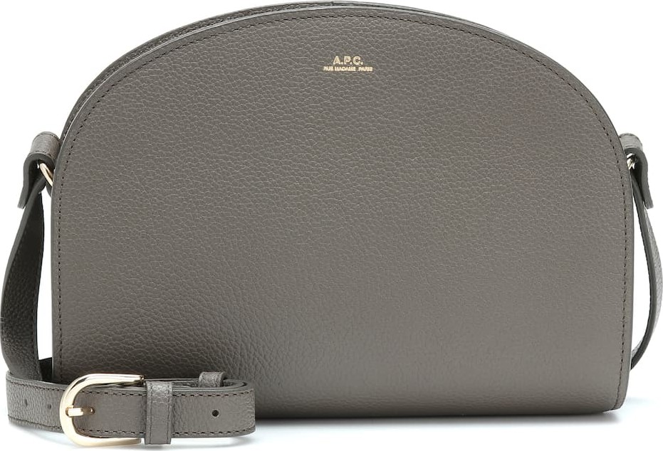 A.P.C. Demi-Lune leather shoulder bag