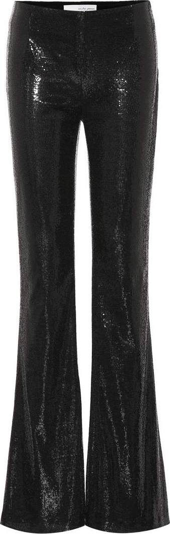 Galvan Galaxy flared sequinned pants