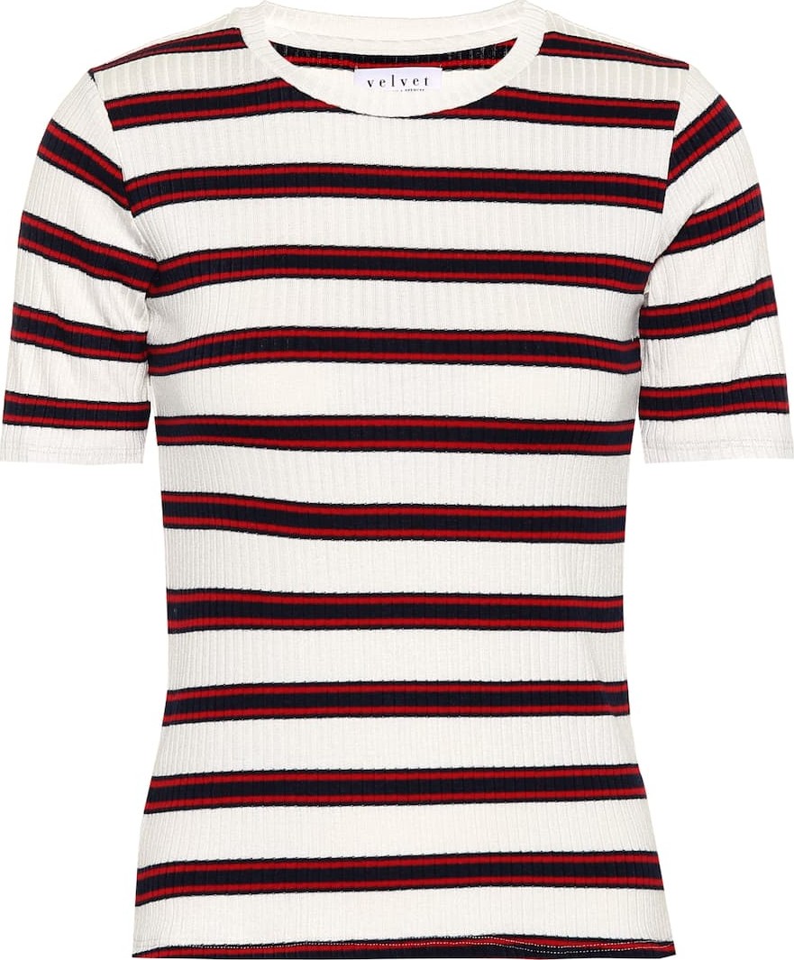 Velvet By Graham & Spencer Kay striped T-shirt