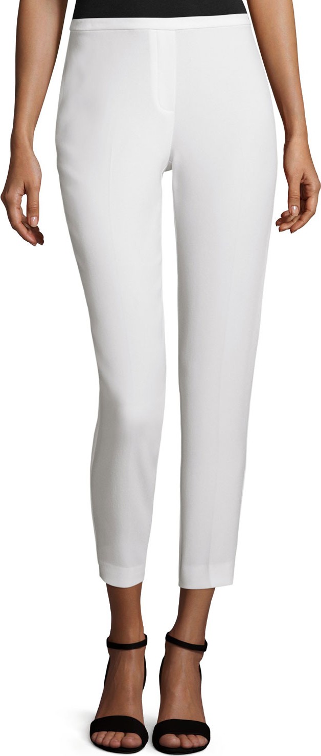 Elie Tahari Marcia Straight-Leg Pants Elie Tahari Marcia Straight-Leg Pants