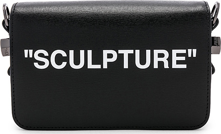 Off White Sculpture Mini Flap Bag