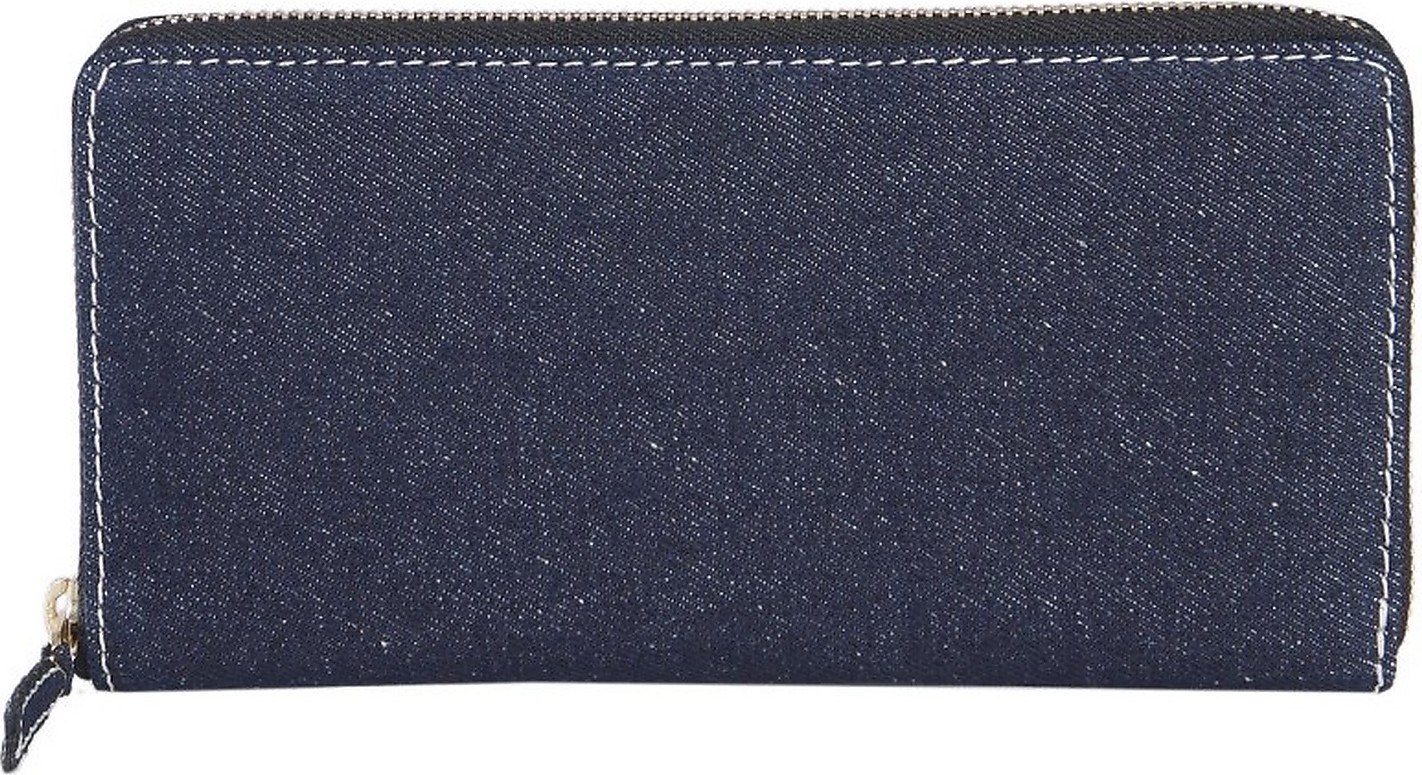 Comme Des Garcons Zip Around Denim Wallet