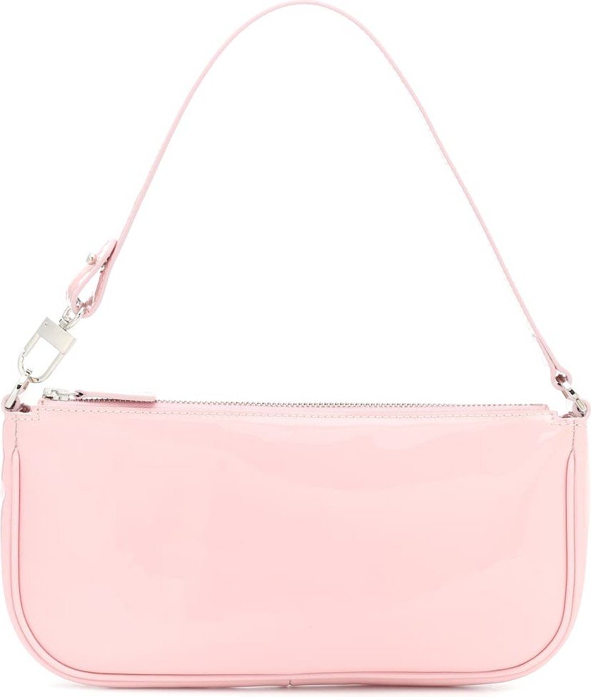 By Far Rachel patent leather shoulder bag
