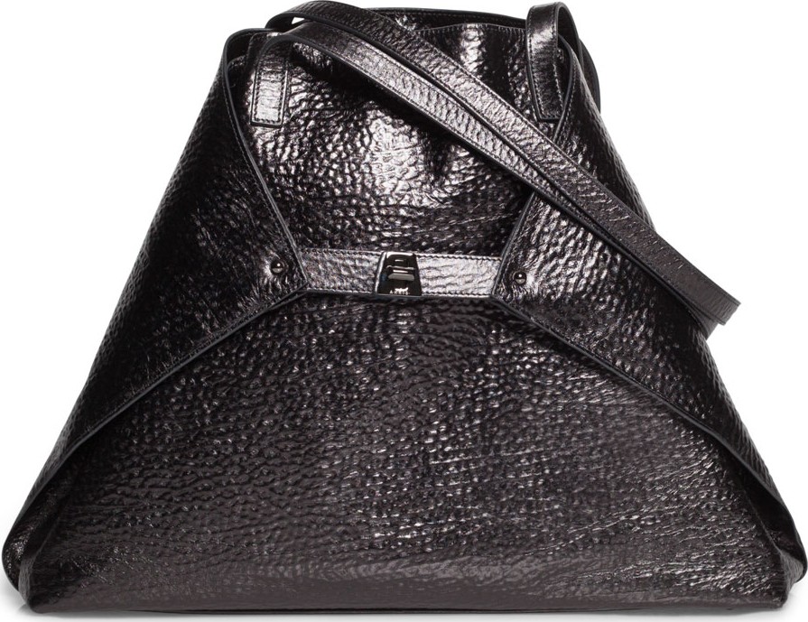 Akris Al Medium Nubuck Top Handle Bag